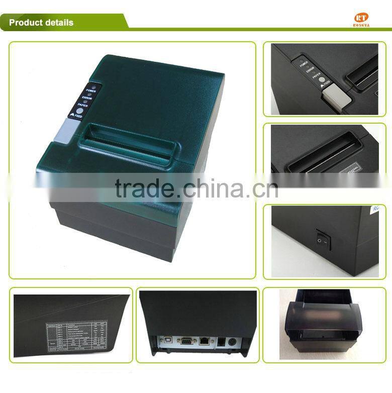 Green Cover POS Thermal Receipt Printer RP80 with Ethernet Interface