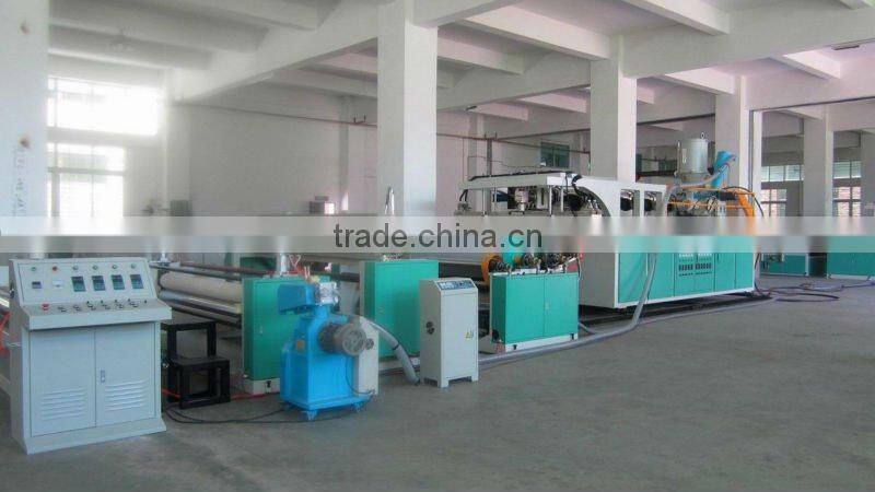 hot melt plastic extruding coating machine
