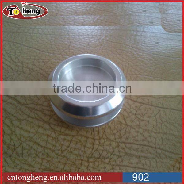 Stainless steel polished recessed and flush shower door cup pull