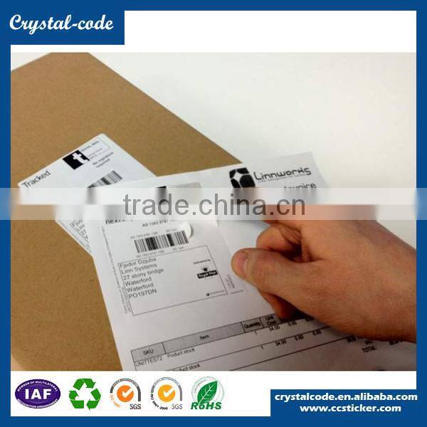 Copier paper die cut blank 8.5*11 inch shipping label