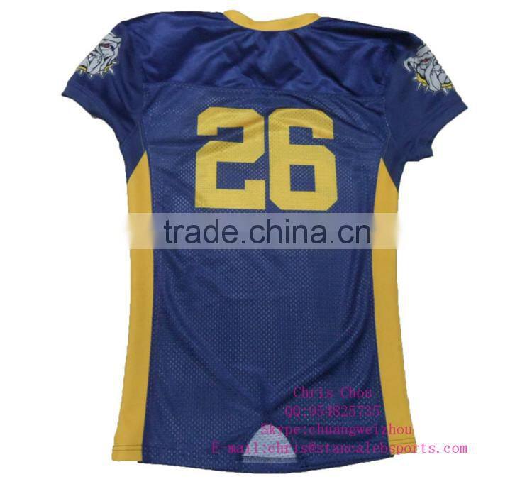 Stan Caleb wholesale custom blank american football jerseys/ camo american football uniforms