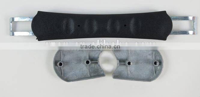 Plastic luggage bag carrying handle,Luggage case plastic handle parts,Suitcase accessories zinc alloy handle
