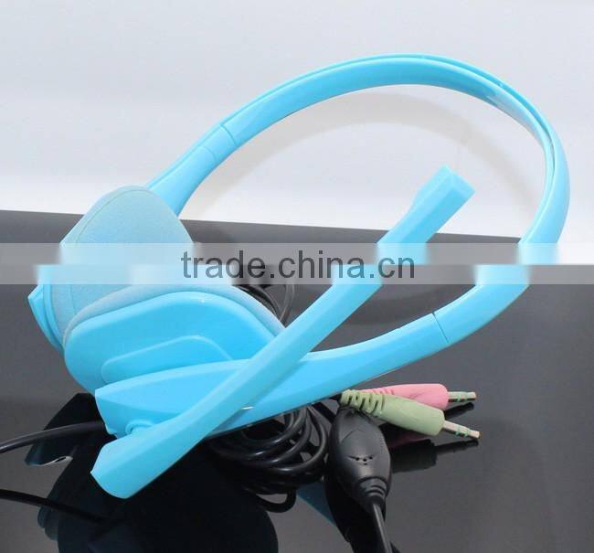 2016 cheap wired computer headphone with microphone,OEM order available