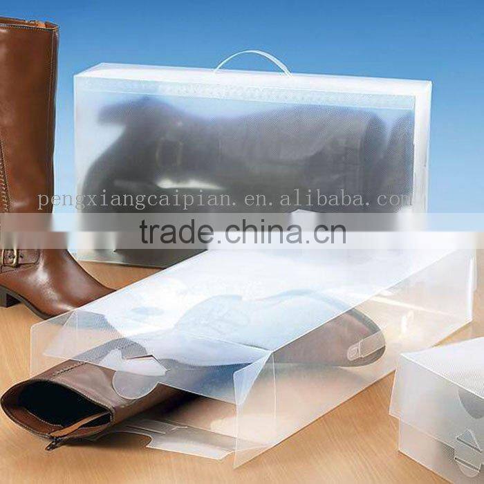 plastic pp shoe box with differnt size