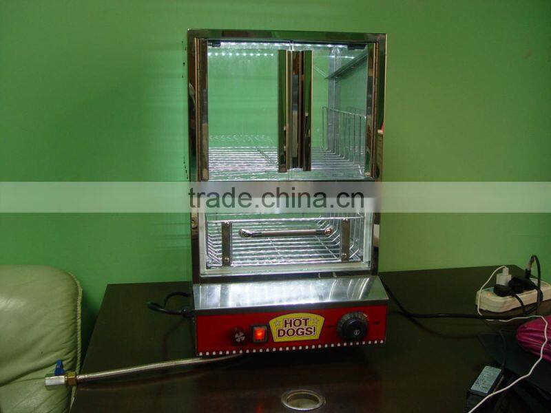 electric automatic delicious hot dog making steamer machine with CE