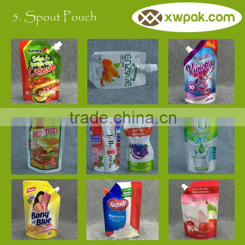 Corn Use and Moisture Proof Feature Zipper Lock Kraft Paper Square Bottom Food Bag