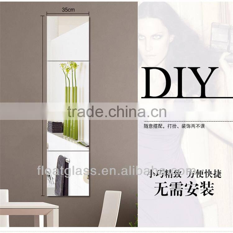 2-5mm Plain Aluminium Coated Mirror Glass