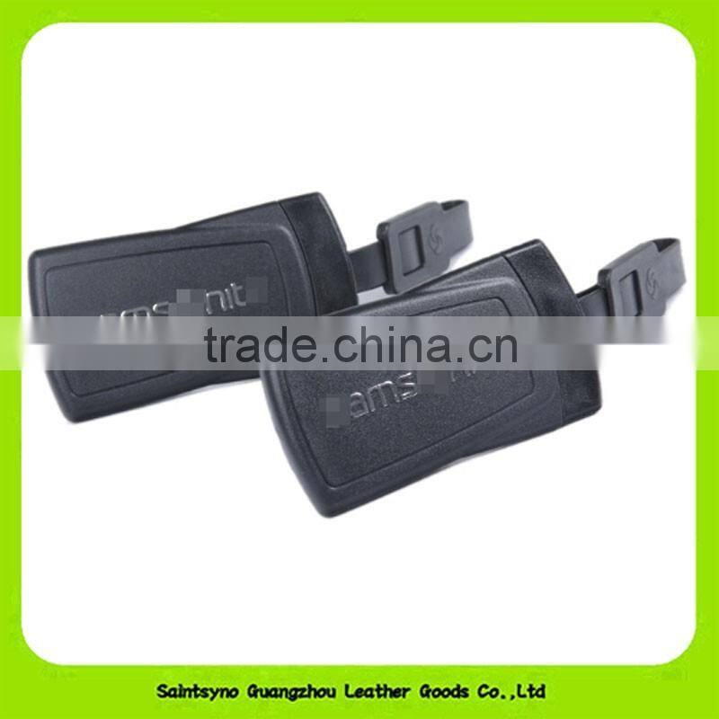 16030 Custom braned teco-friendly travel hotel gifts brown leather airport luggage tag