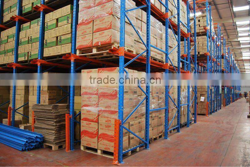 Popular drive through storage racking