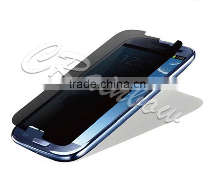 100% accurate privacy glass guard for samsung galaxy S3 mini privacy screen film