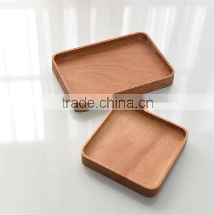 Customized polished wooden food presentation board