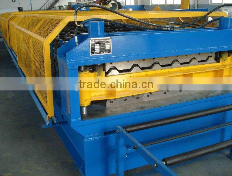 Double panel rolling forming machine