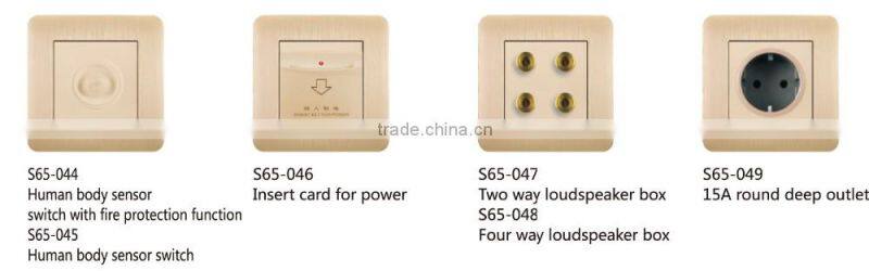 voice control switch with fire protection and energy saving