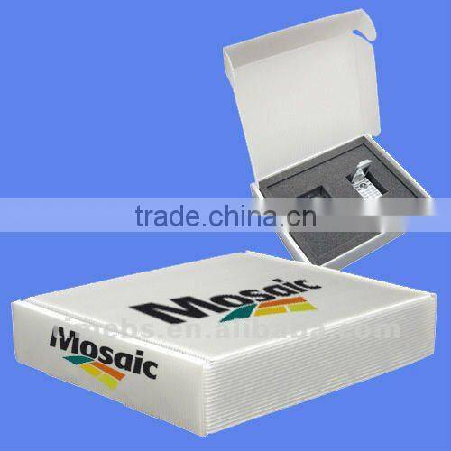 pp corrugated plastic box with fabric lid