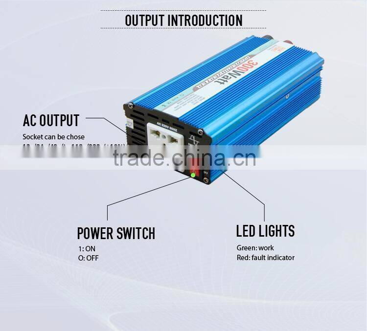 300w pure sine wave output inverter in hybrid power system