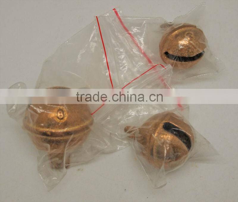 brass dog bells for dog collar decoration , 5 different sizes (A622)