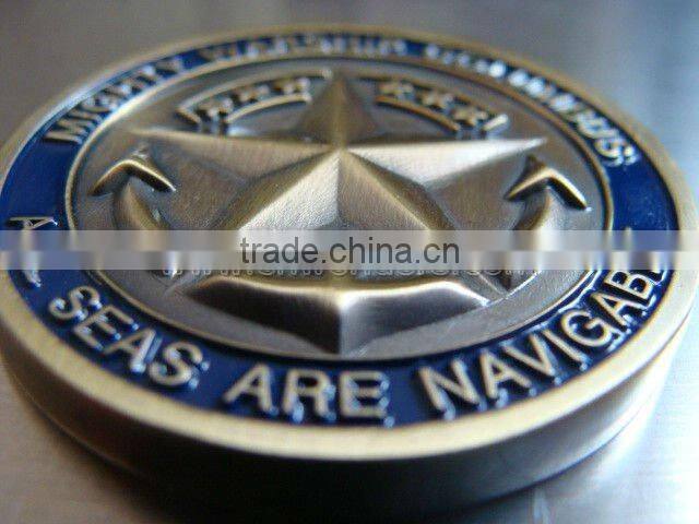 High quality for costomized 3D metal coin