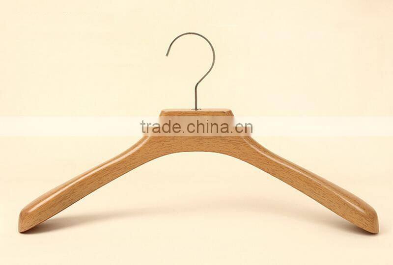 New Design Thick Plastic Hanger for Coats and Suit,Imitation Wood Color