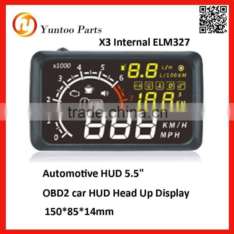 car automobile hud OBD2 car HUD Head Up Display X5