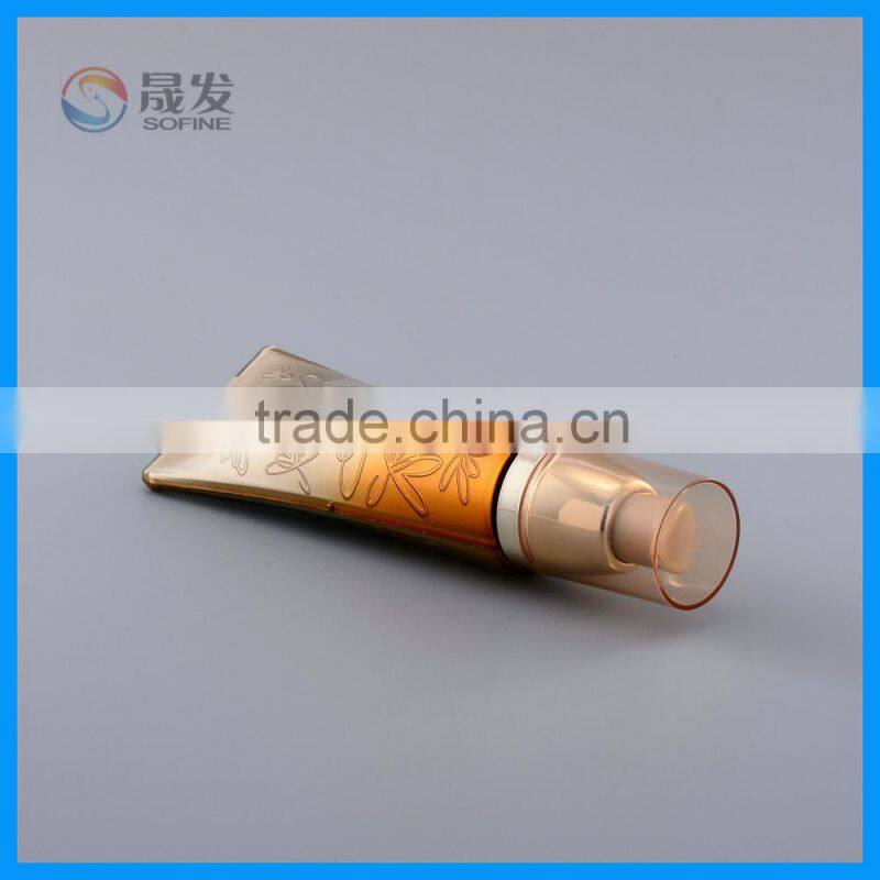 Handstand plastic cosmetic airless pump tube