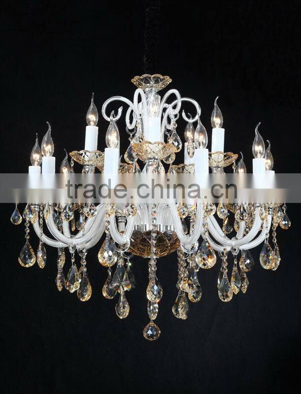 Grand crystal lamp shade