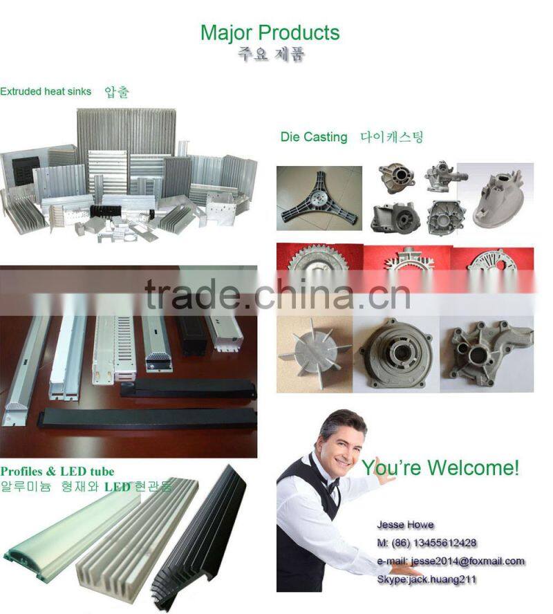 led aluminum extrusion heatsink