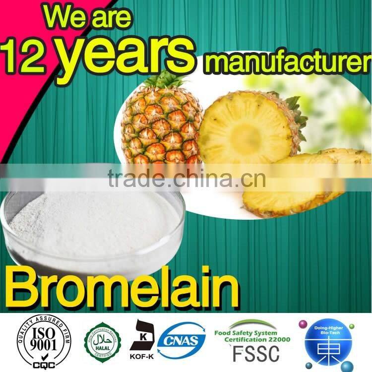 High quality bromelain wholesale organic pineapple extract bromelain powder