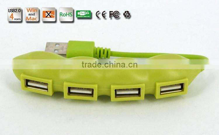 Fashional design usb por hub, 480MBPS 4 port usb 2.0 hub from usb hub suppliers