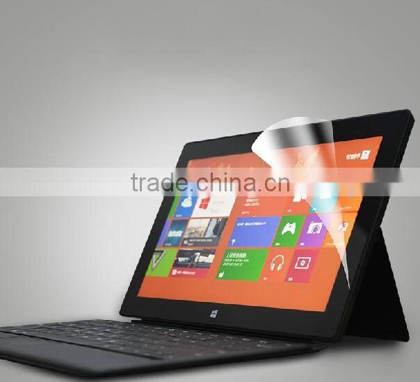 Free sample high quality clear screen protector film for microsoft surface pro 3