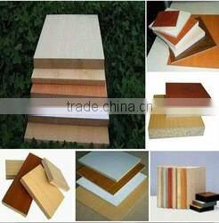 Melamine MDF raw and plain middle density particleboard