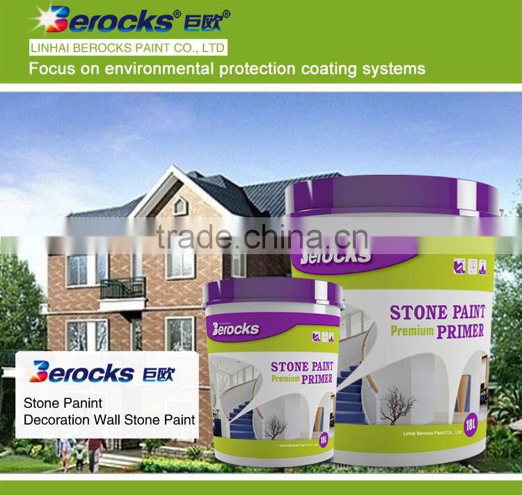 Water based non-toxic stone effect paint