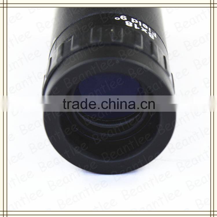 Selling 8X18 HD waterproof small monocular display from factory