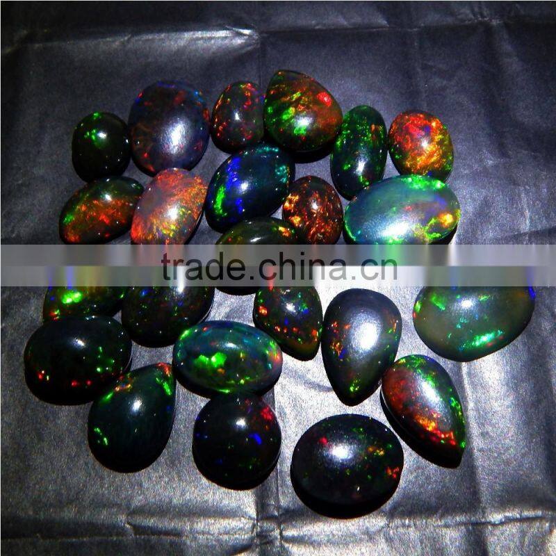 BLACK ETHIOPIAN OPAL NICE RAINBOW FIRE QUALITY LOT