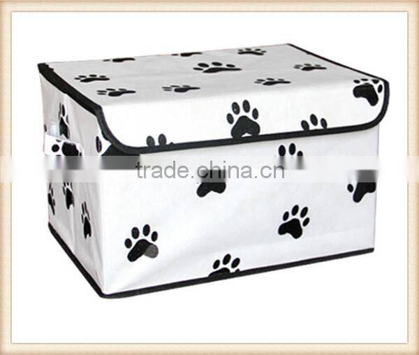 Mickey and footprint non woven foldable storage box for kids