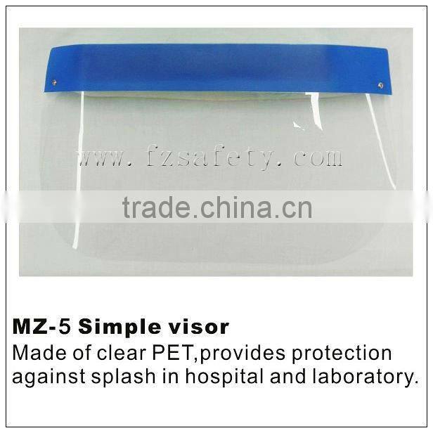 Medical anti-fog face shields in CE