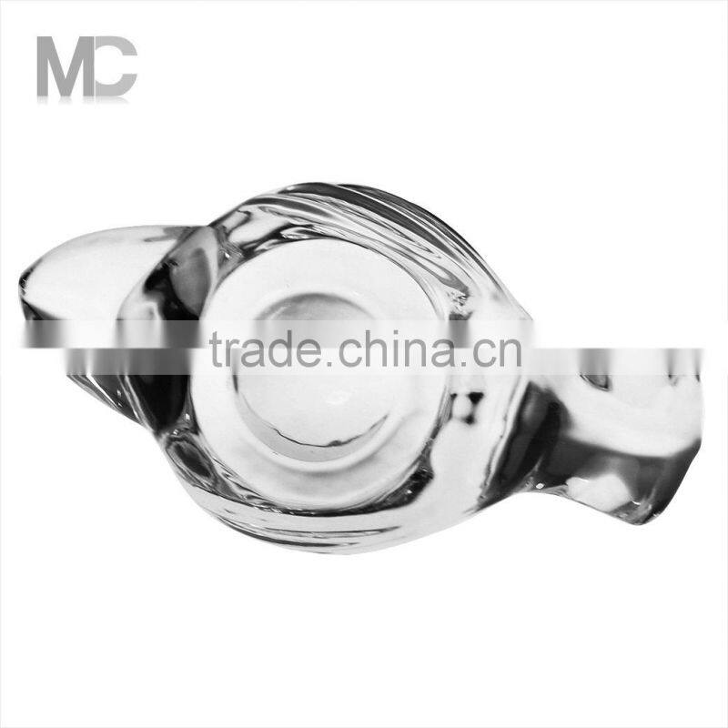 Bird Shape Decorative Tealight Votive Clear Glass Candle Holder