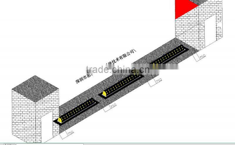 high qaulity prison hydraulic road blocker machine with spike tyre damage for prison access