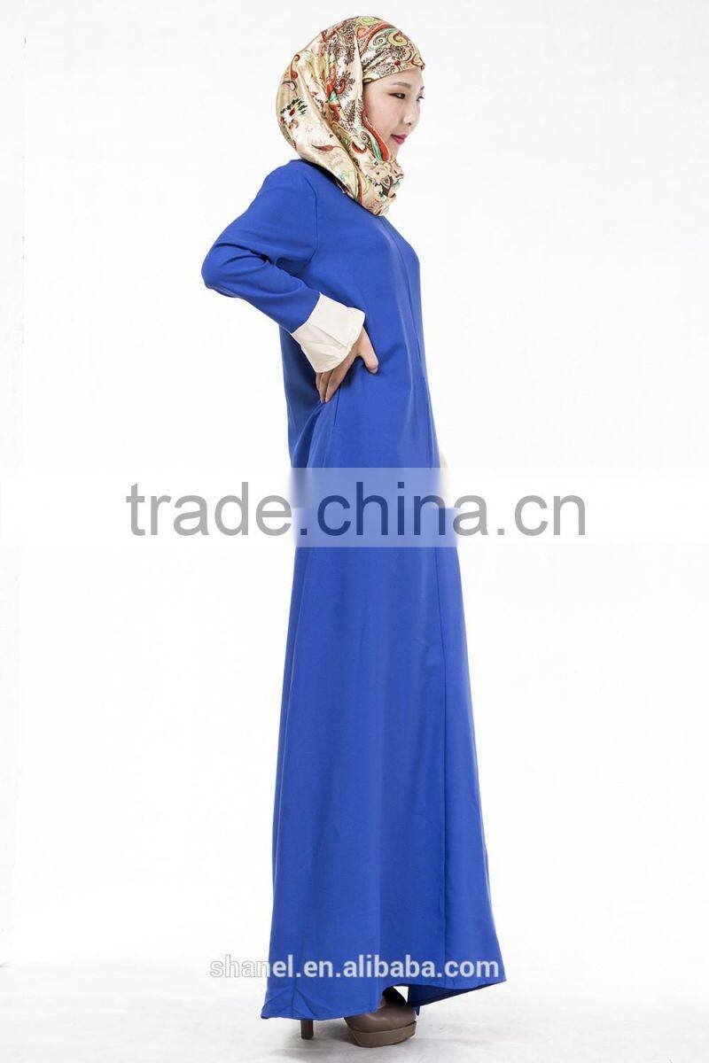 2016 new muslim abaya long dress flare sleeve islamic women clothing