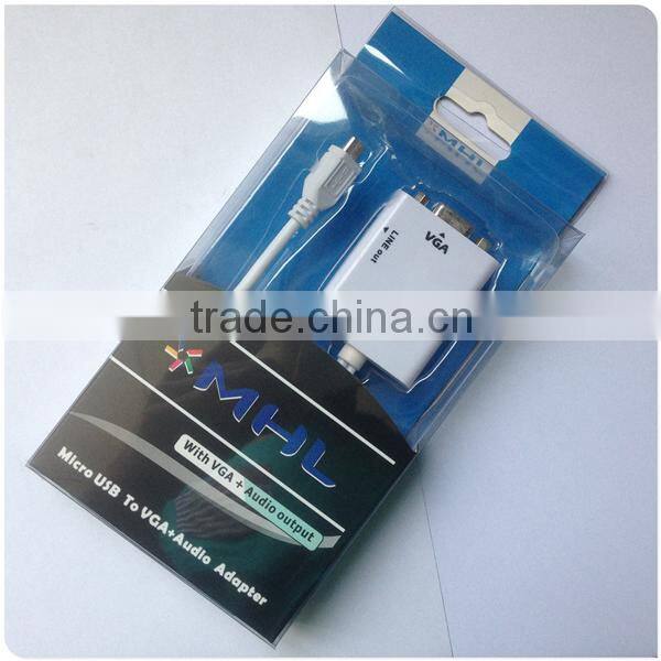MHL for iphone usb to VGA Adapter for Samsung Galaxy S3 MHL Cable