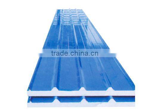 Corrugated sandwich plate