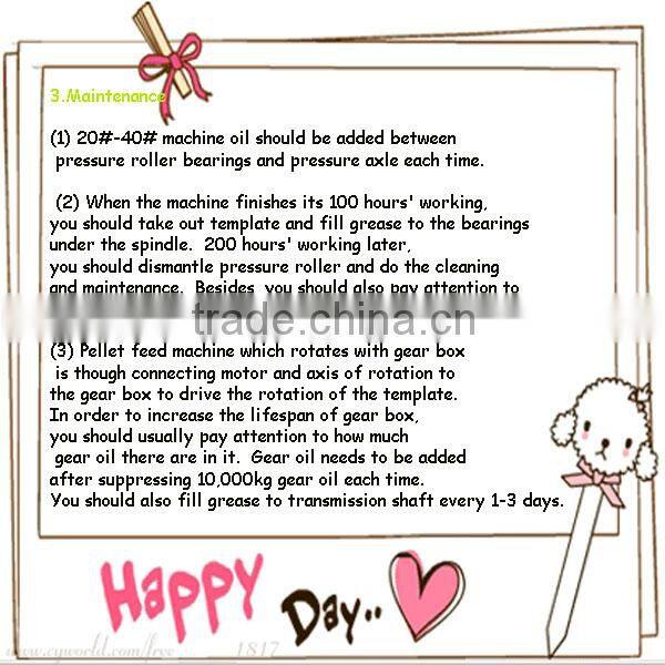 China CE Cheap poultry farm equipment /Chicken feed pellet machines/poultry feed manufacturing machine