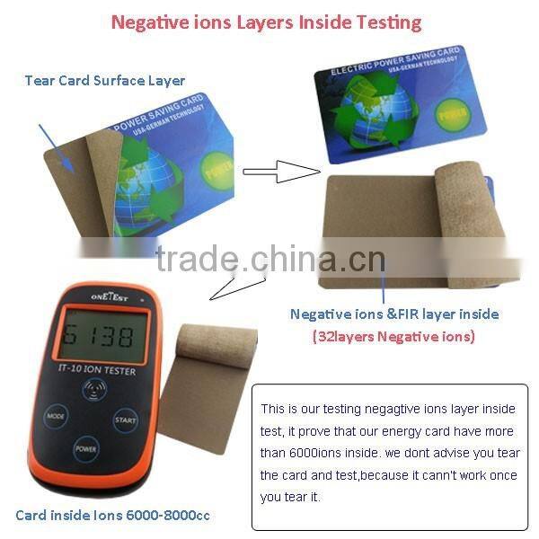 2016 new arrival bio energy saver card