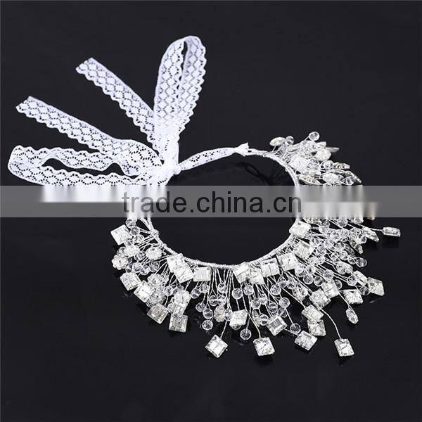 MYLOVE 2015 lastest crystal hair accessory statement diamond hairbands MLF091X