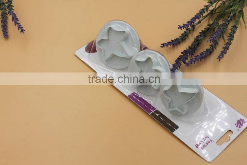 ZiNuo 3pcs cake fondant decorating honey bee plunger cutter