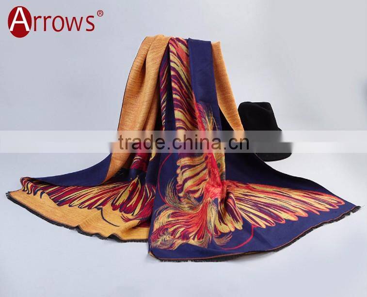 2016 Wholesale Scarves Eagles Printed Animal Shawl Acrylic Wool