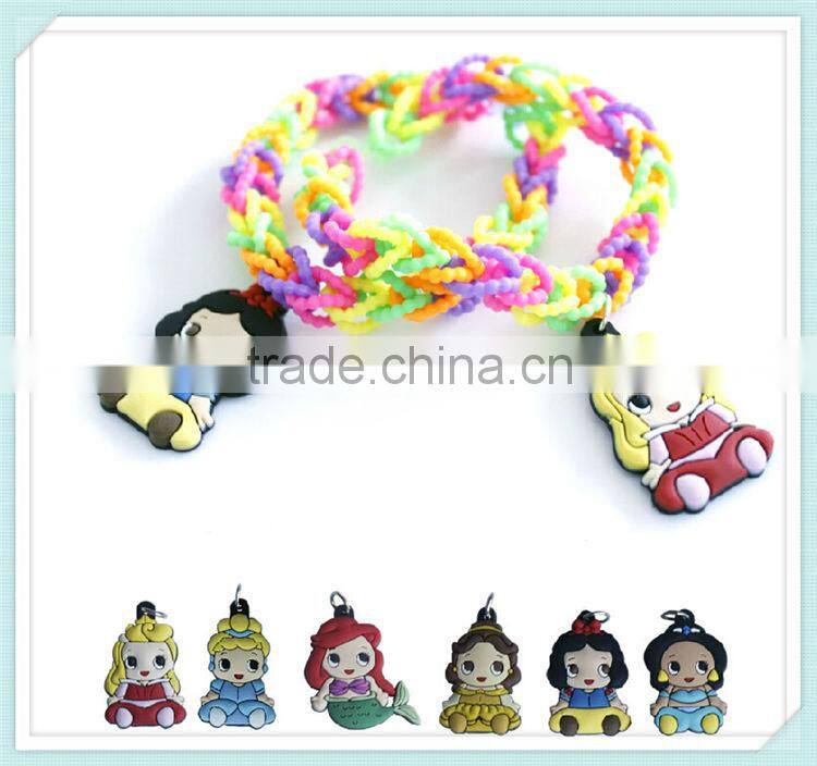 loom bracelet kit with pvc charm wholesale
