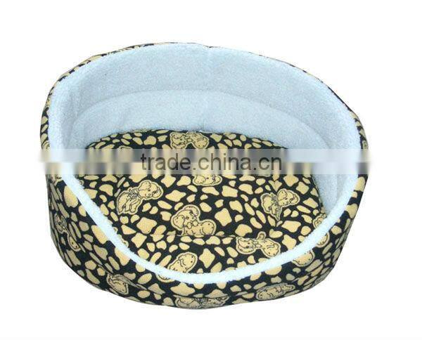Supply cheap printed fleece dog beds