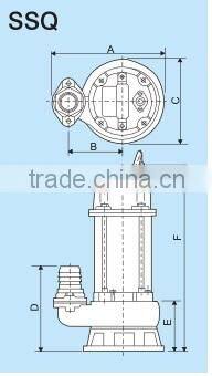 Submersible Stainless Steel Sewage Pump SSQ-332