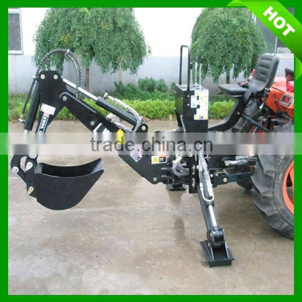 LW-7 small garden tractor backhoe