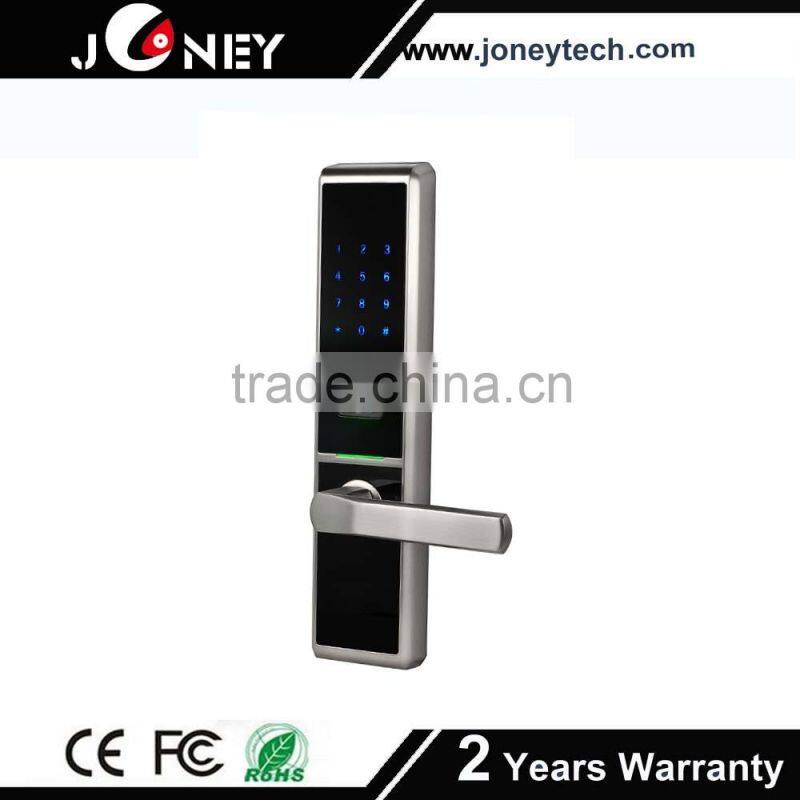 2016 New stZinc Alloy Metal Casing High Quality Electronic RFID card hotel door lock with access control